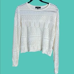 Crotchet sweater & short set